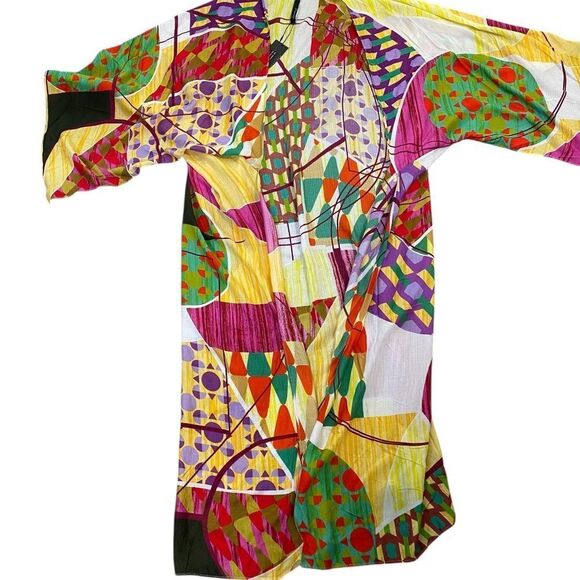 Kimono muti colored open front silky flowing elegance NEW ! - Picture 8 of 11